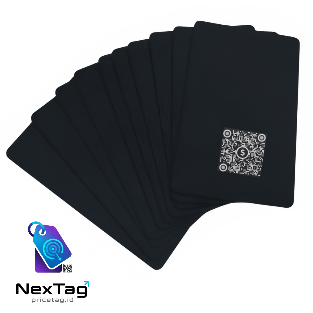 (100) Black Smart Price Tags