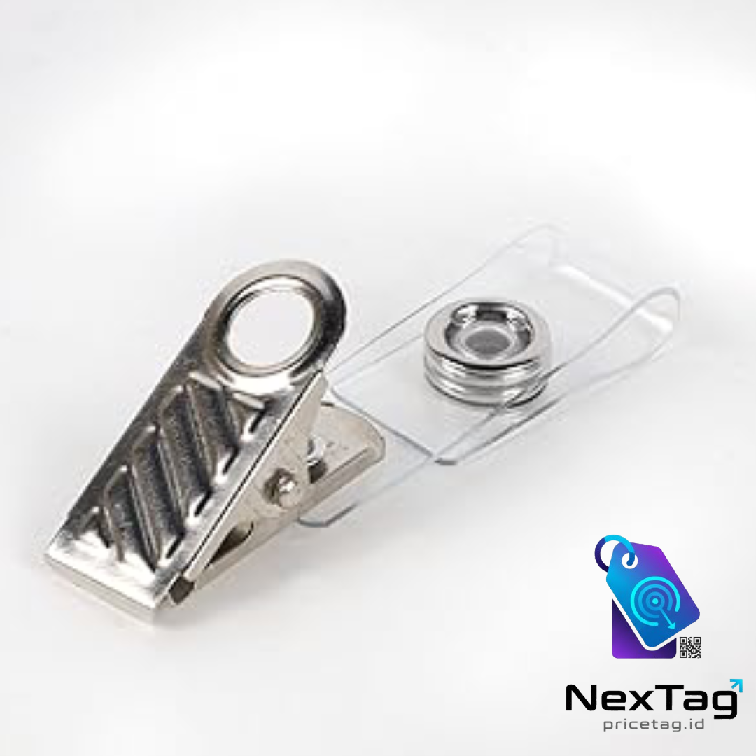 (50) Clear Sleeve Tag Clips